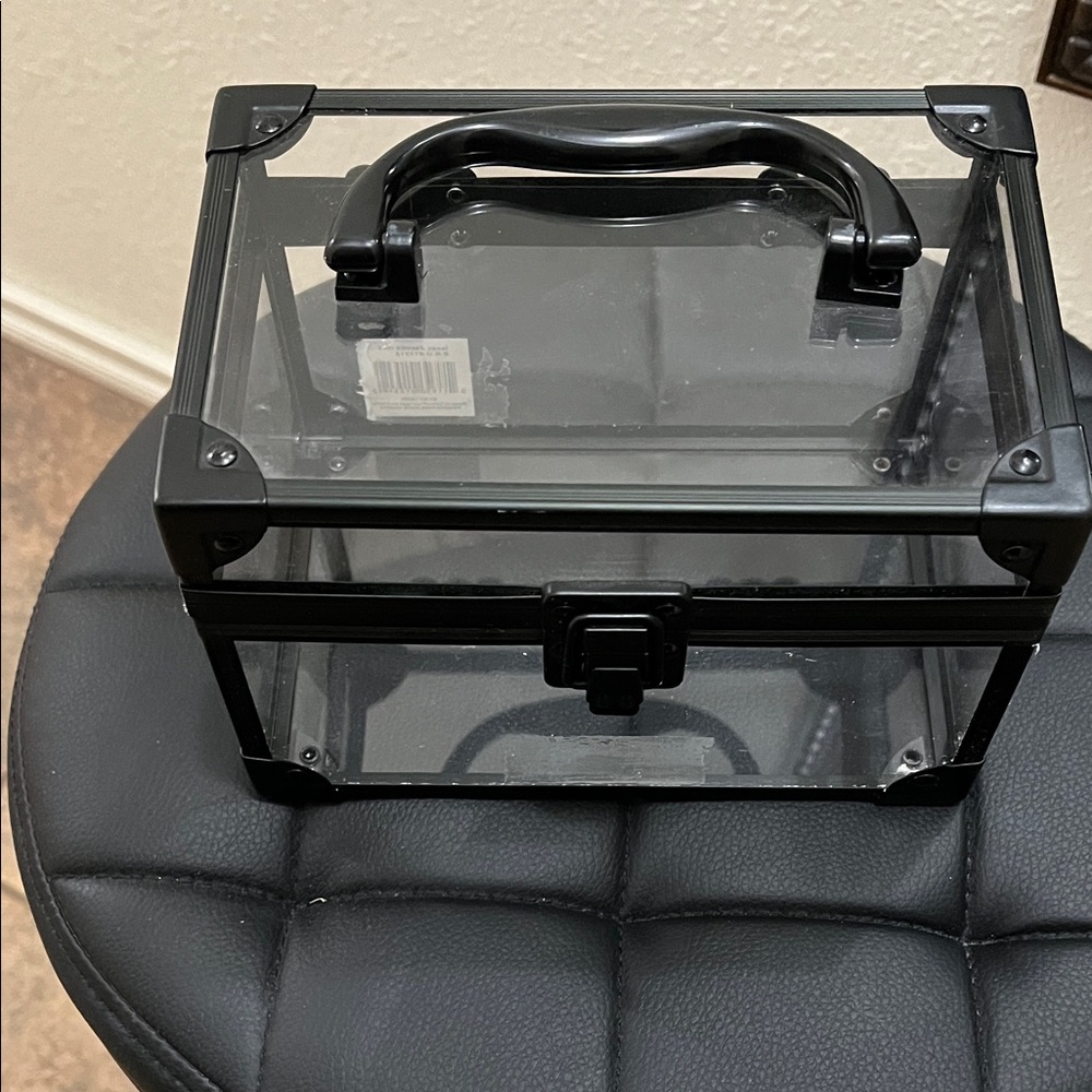Black Transparent Storage Box.